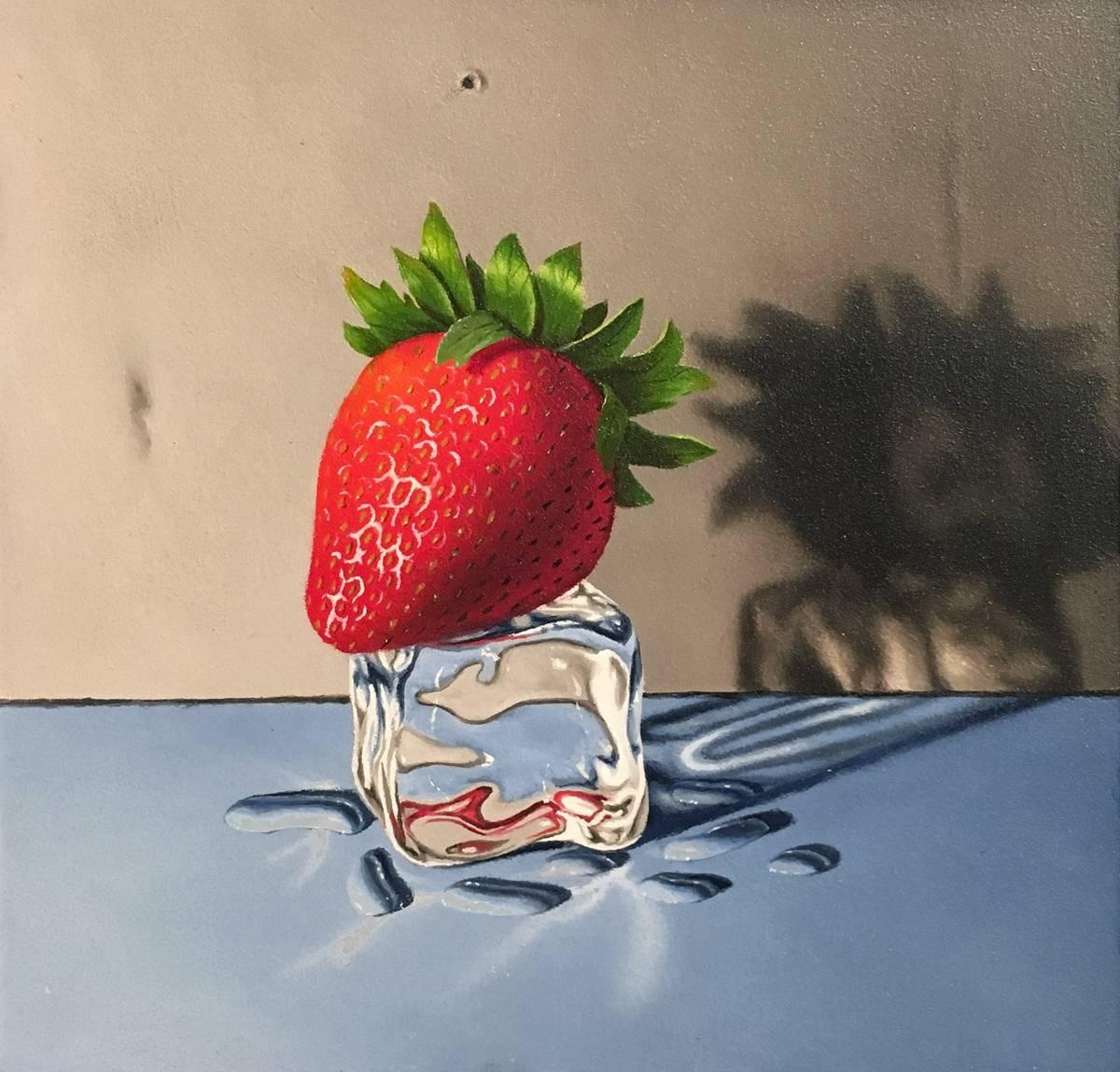 Otto Duecker Still-Life Painting - Single Skater I