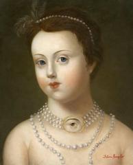 Girl with Pearls and Lover's Eye