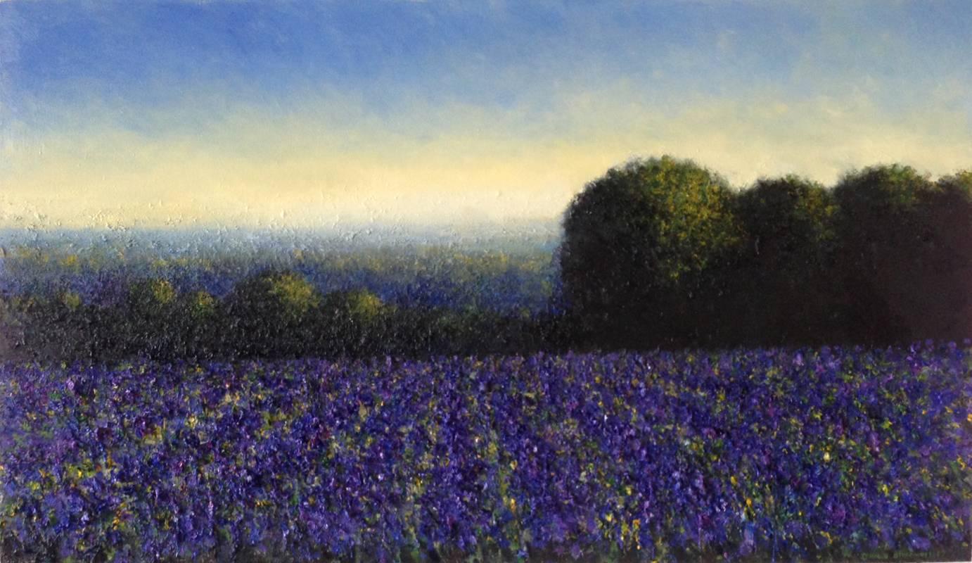John Stockwell Landscape Painting - Deep Purple