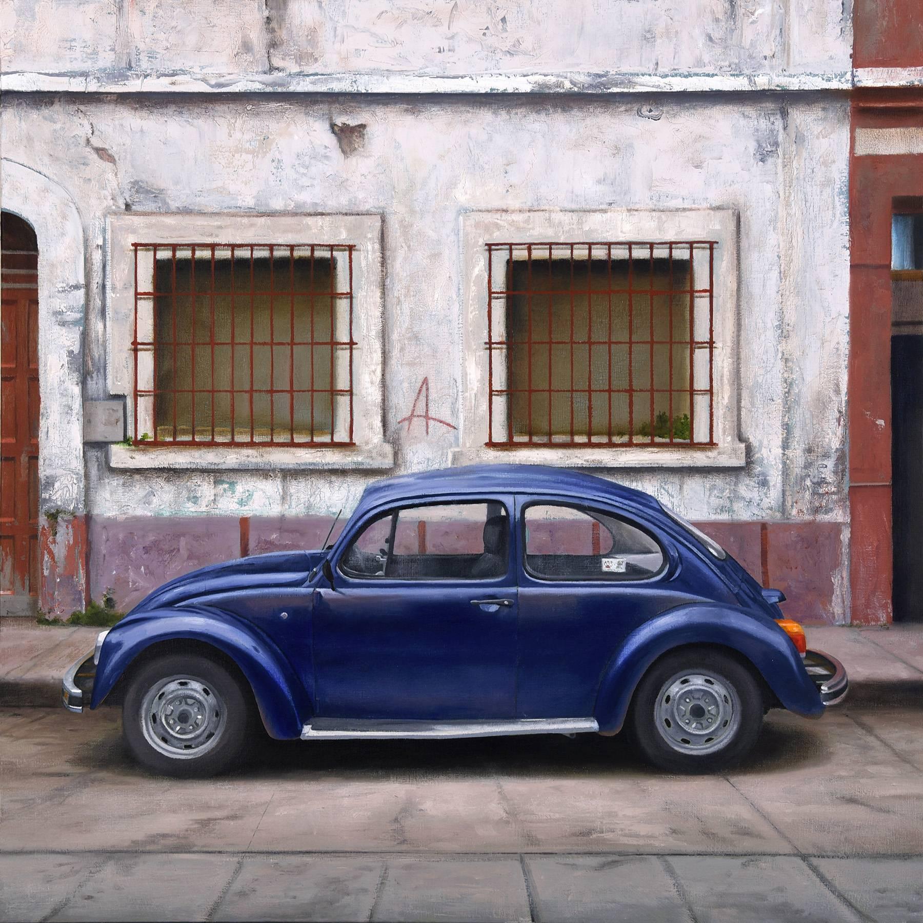 Vocho Viejo #21 - Painting by Scott Duce