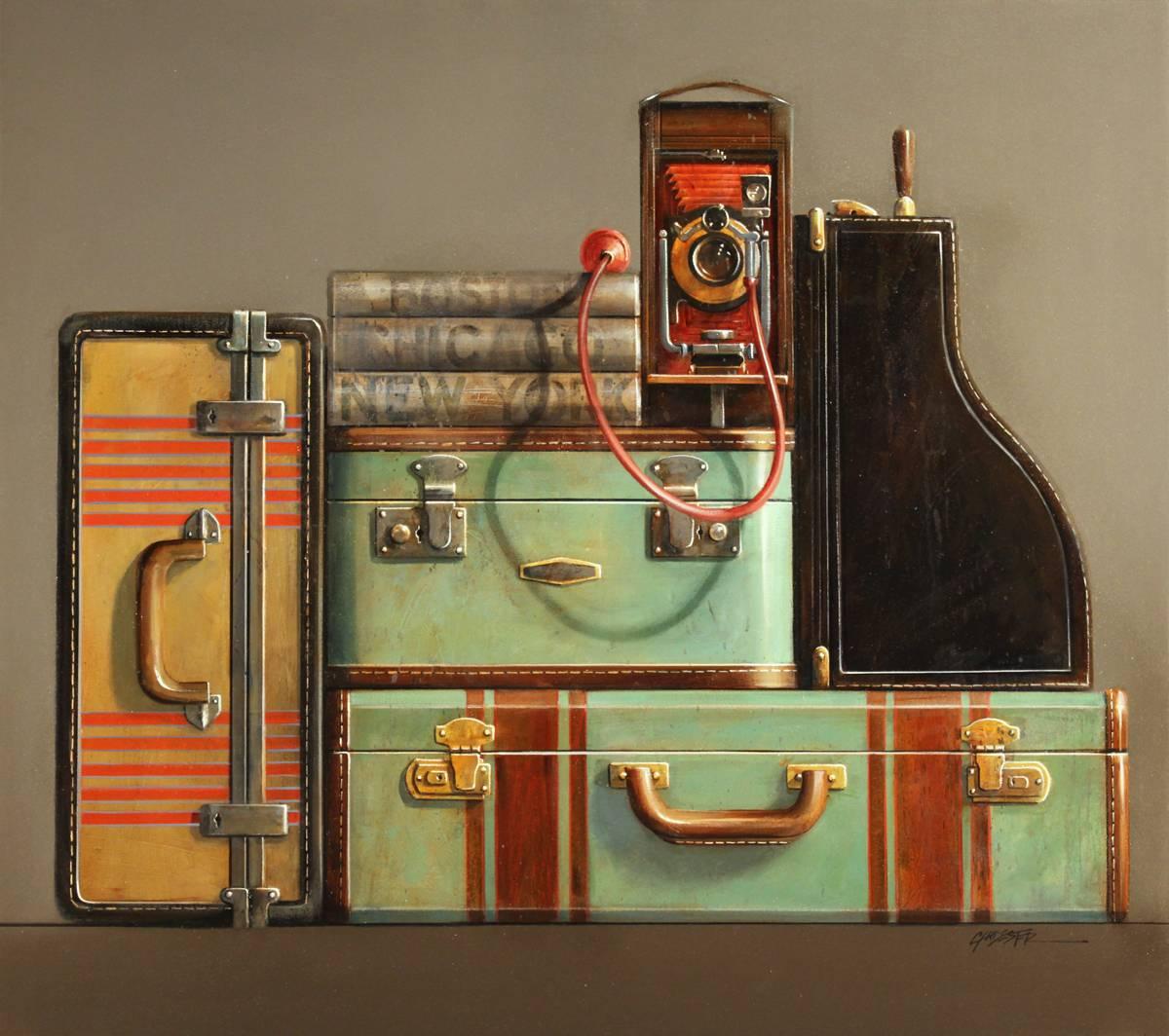 Wendy Chidester Still-Life Painting - City Sights