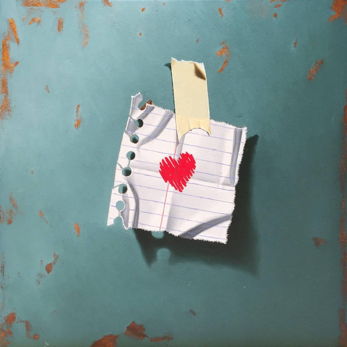 Otto Duecker Still-Life Painting - Heart 2