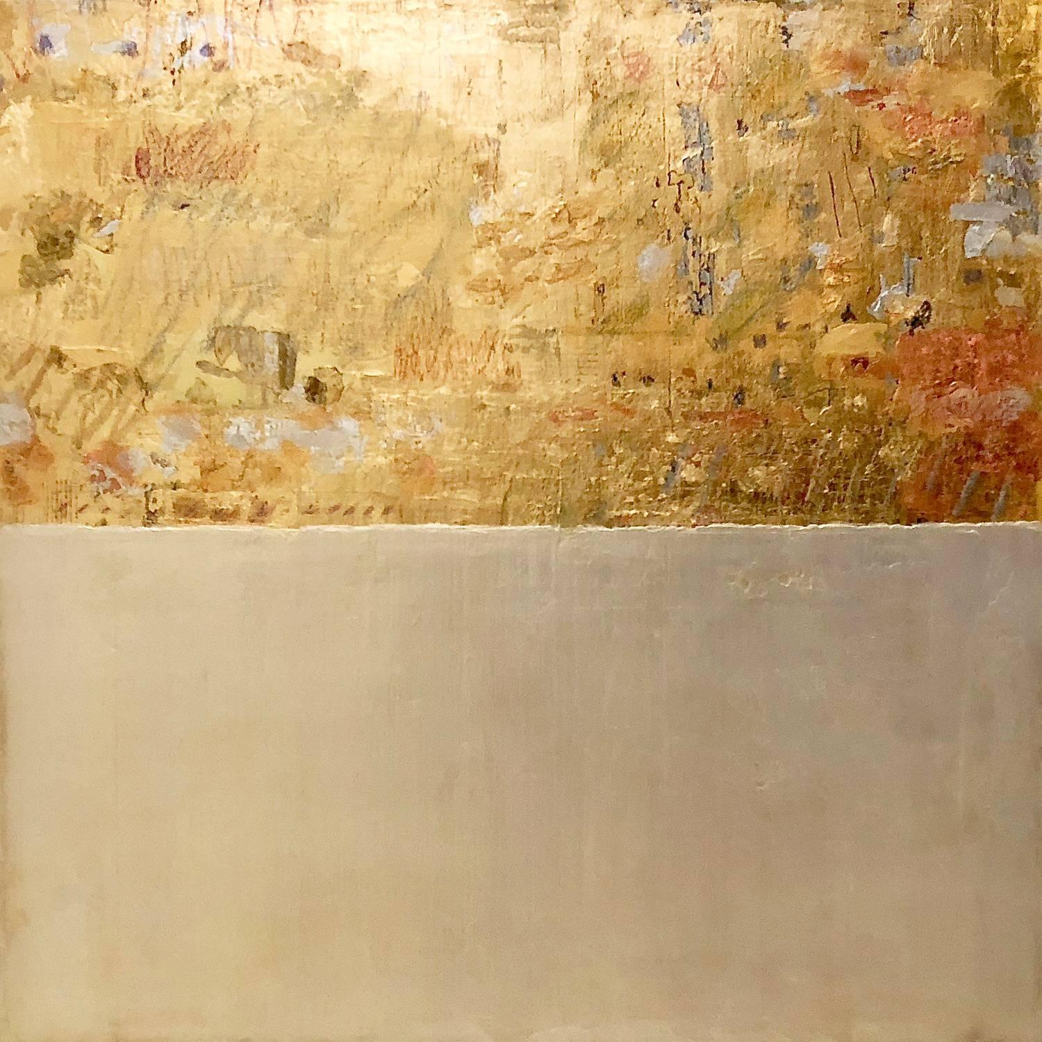 Takefumi Hori Abstract Painting - Gold and Gold 15