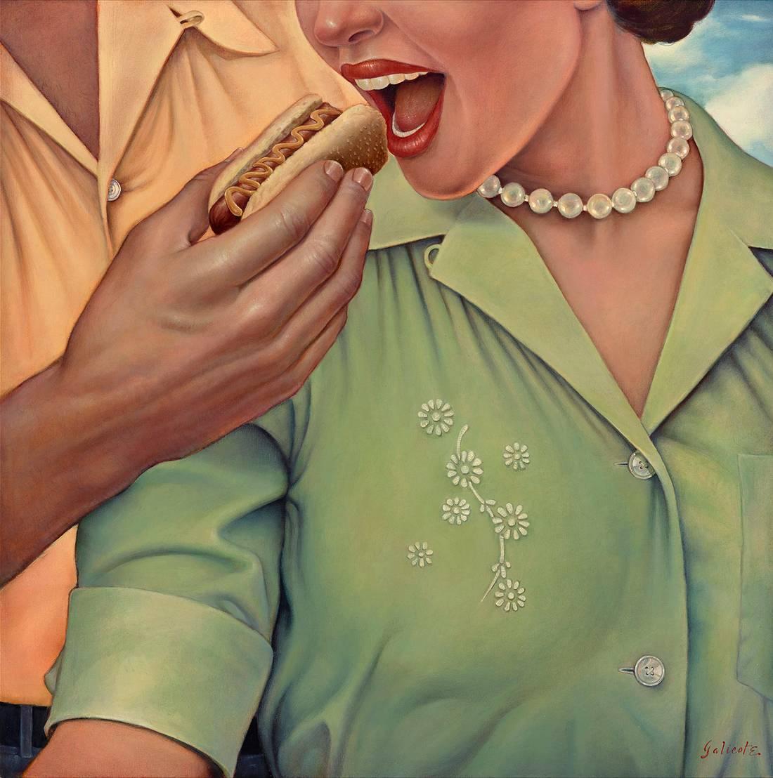 Danny Galieote Figurative Painting - The Picnic