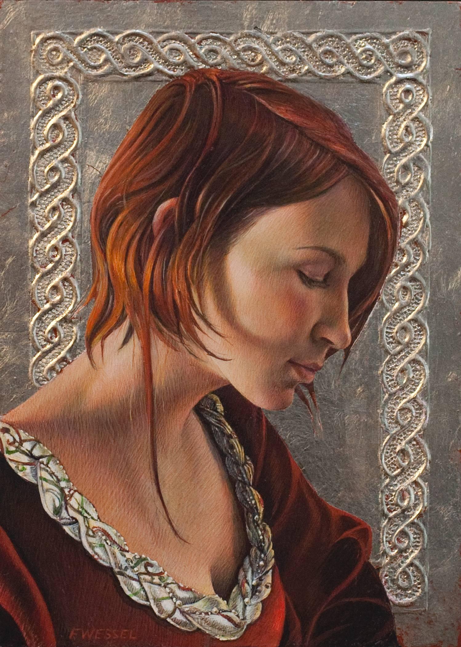 Fred Wessel Portrait Painting - Lauren (study)