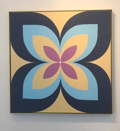 Buttercup, Colorful Geometric painting, Female Artist