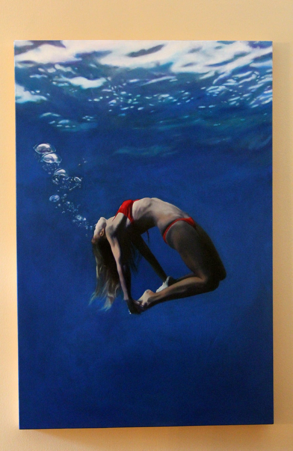 Red Back Bend - Painting by Matt Story