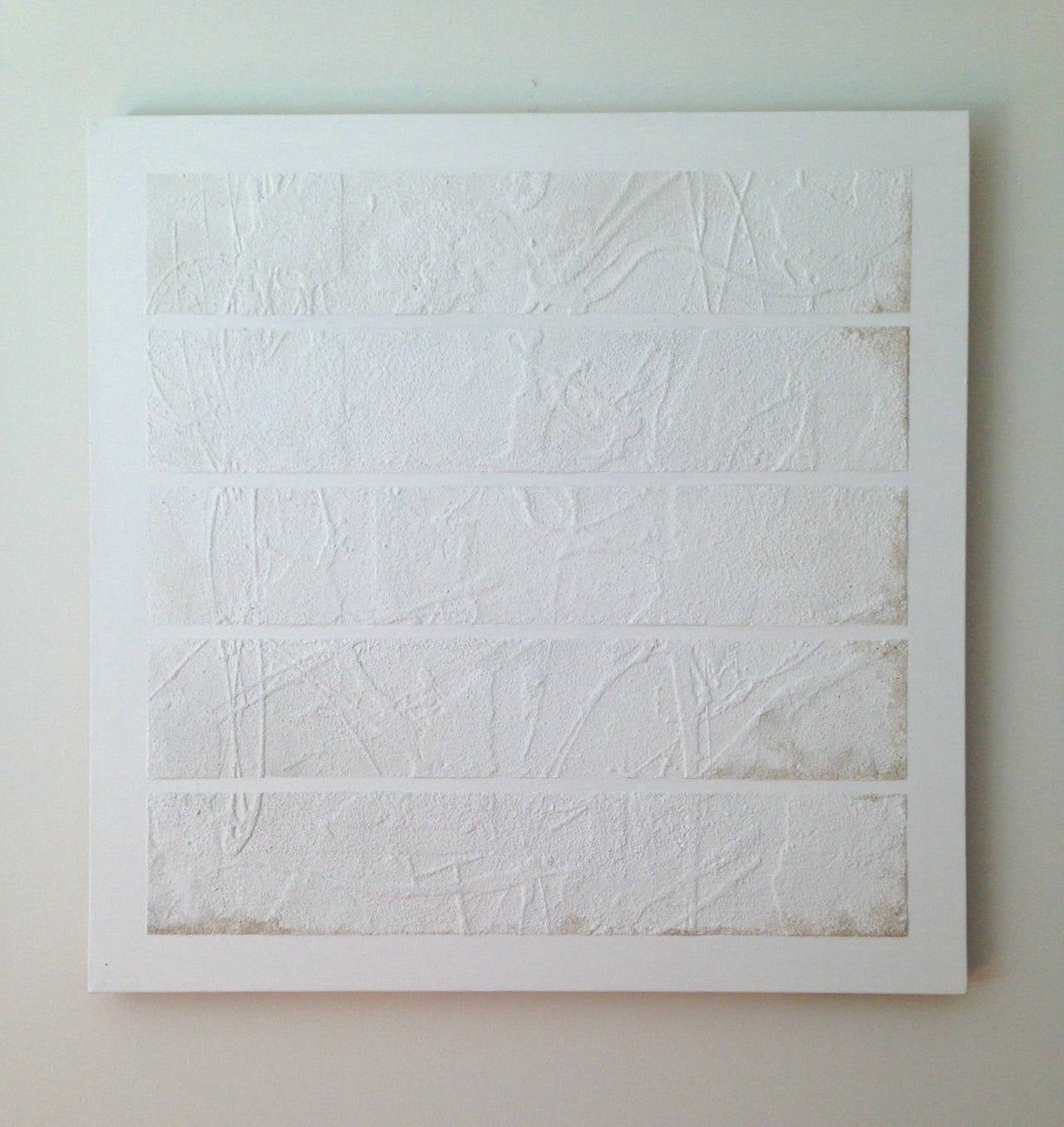 Mark Van Wagner Abstract Painting - White Wash II