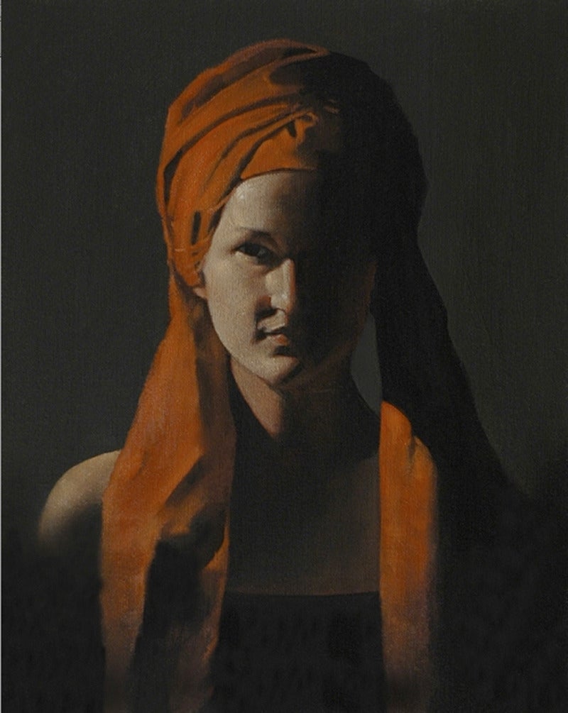 Ray Donley Figurative Painting - Figure in Red