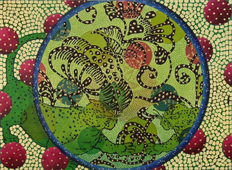 Amy Cheng Animal Painting - Tiger, Tiger