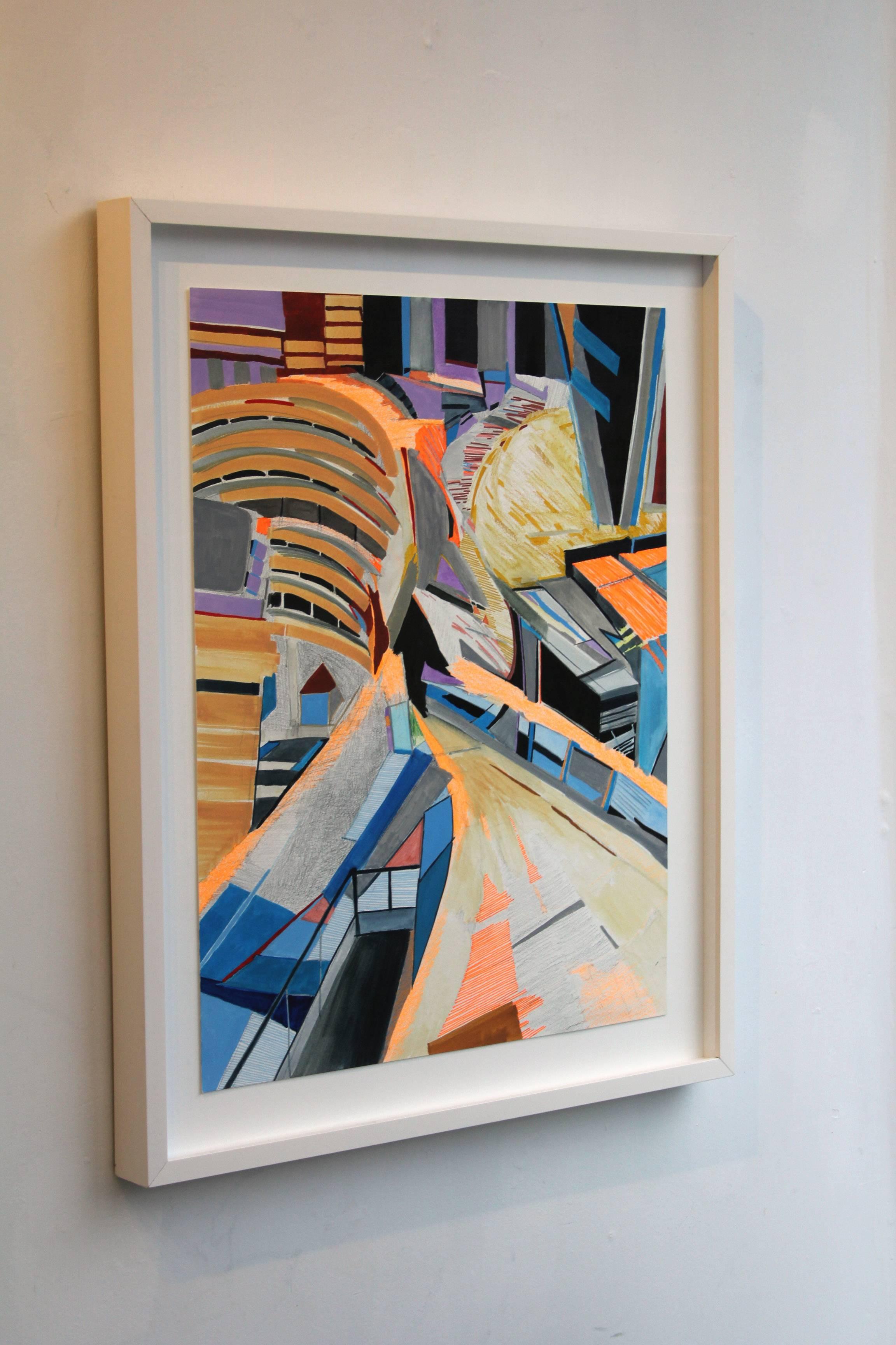 The Parting Site - Mixed Media Art by Yasemin Kackar Demirel