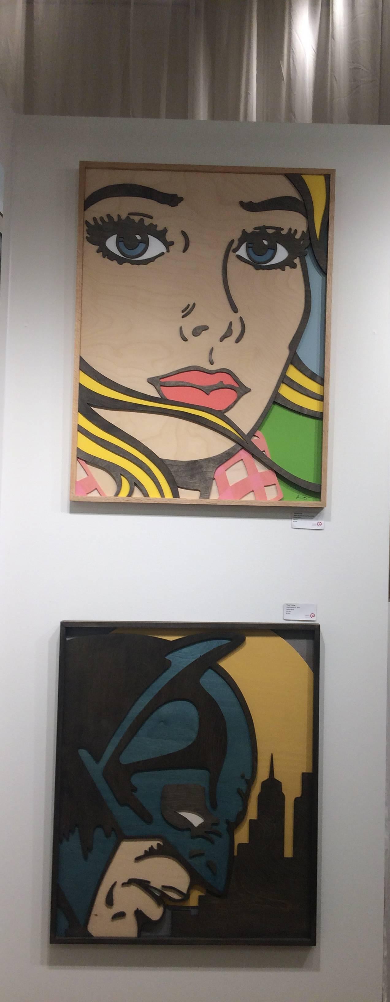 The influences for McGee's own artwork came from the style of Pop Art legend, Roy Lichtenstein.  According to McGee, 