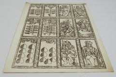 Deutsche Karten No. 9, 1982/90 by Karl Gerich of Bath - Playing Card Print Sheet