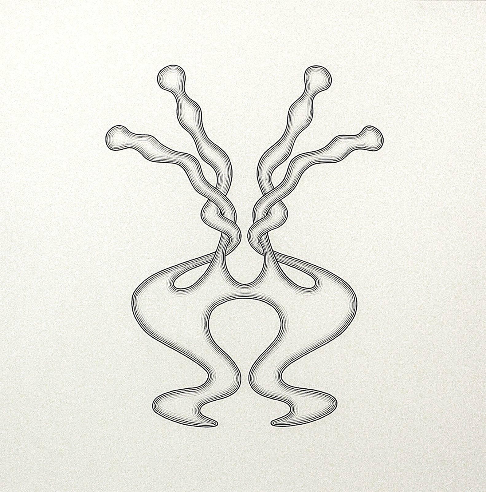 Judith Braun Abstract Drawing - Symmetrical Procedure CH-19-4