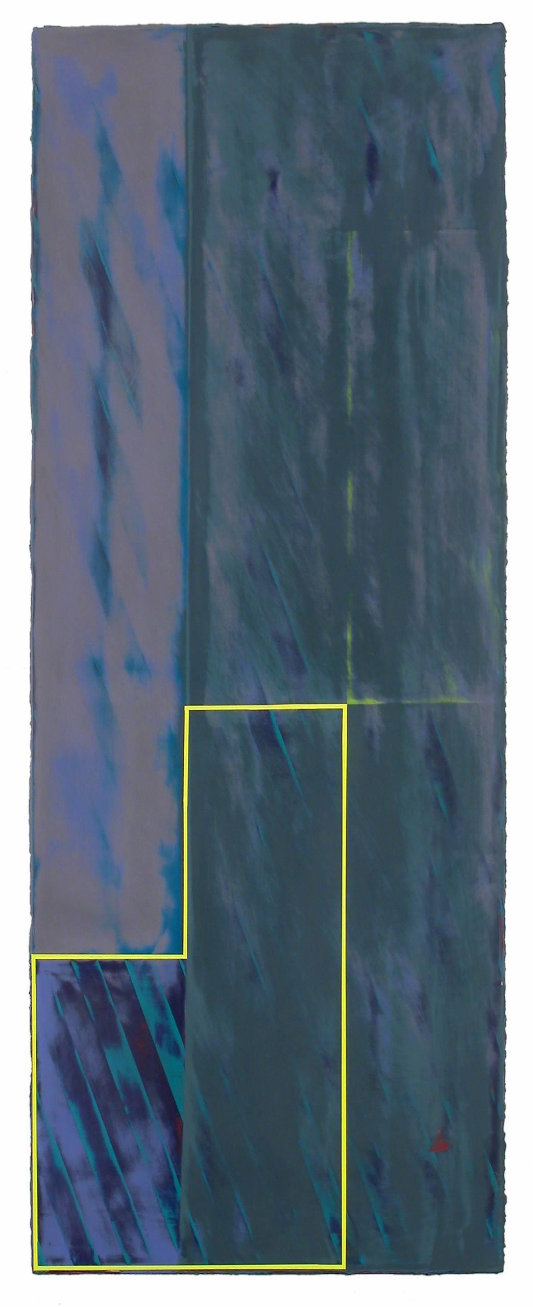 Kellyann Burns Abstract Painting - 7:15 PM 5/19/16