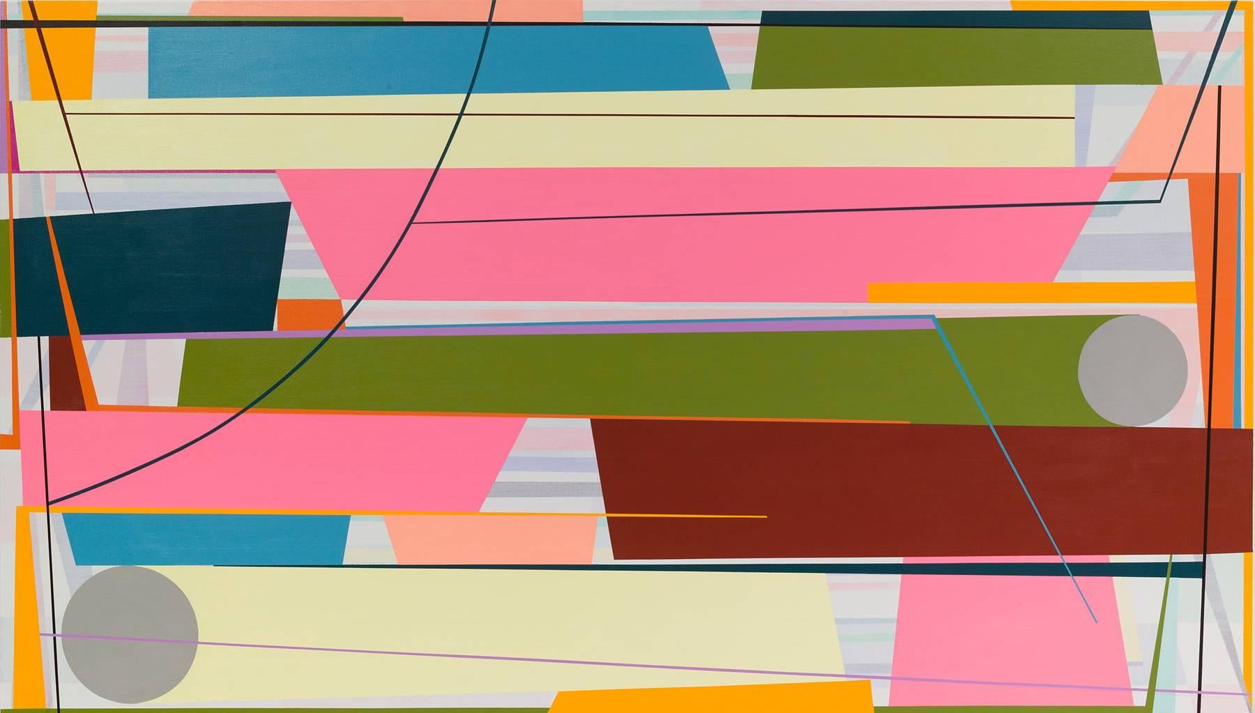 Gary Petersen Abstract Painting - Spin Out