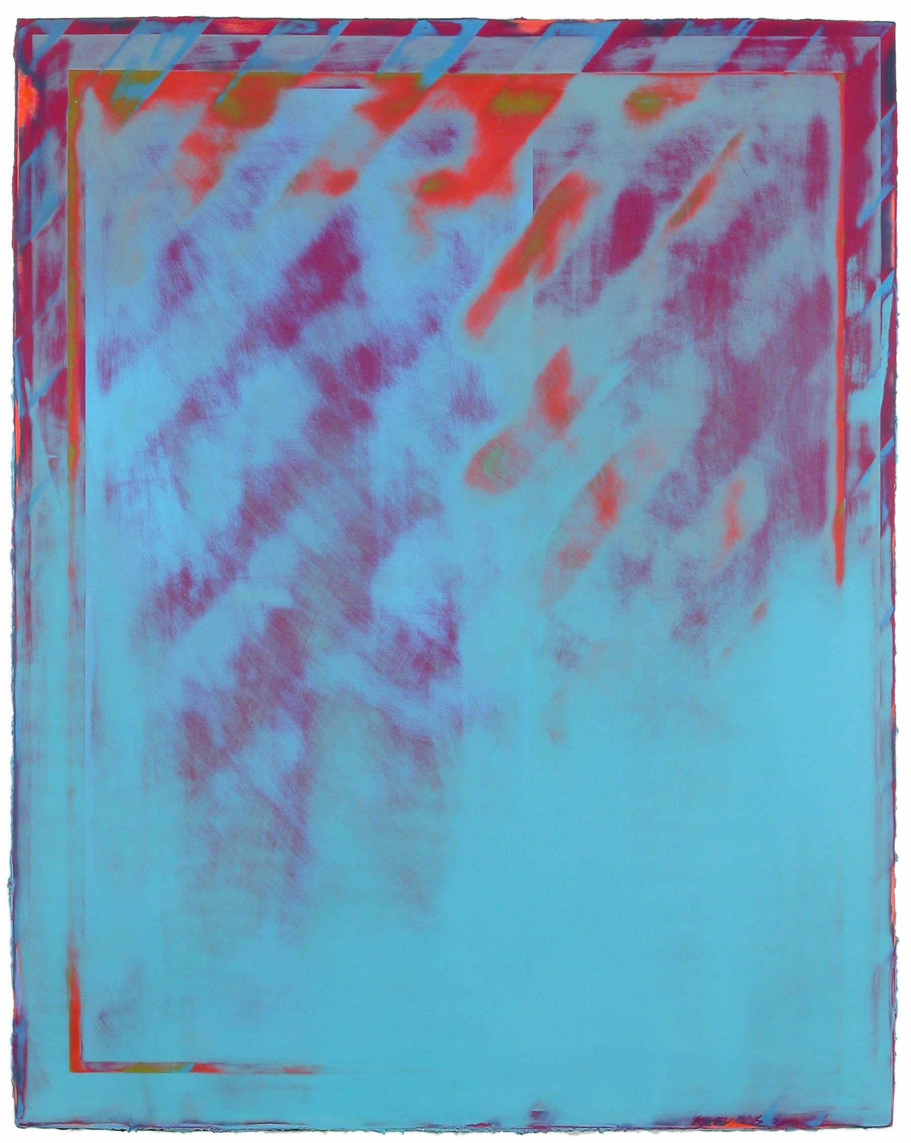 Kellyann Burns Abstract Painting - 6:58 PM 7/11/16