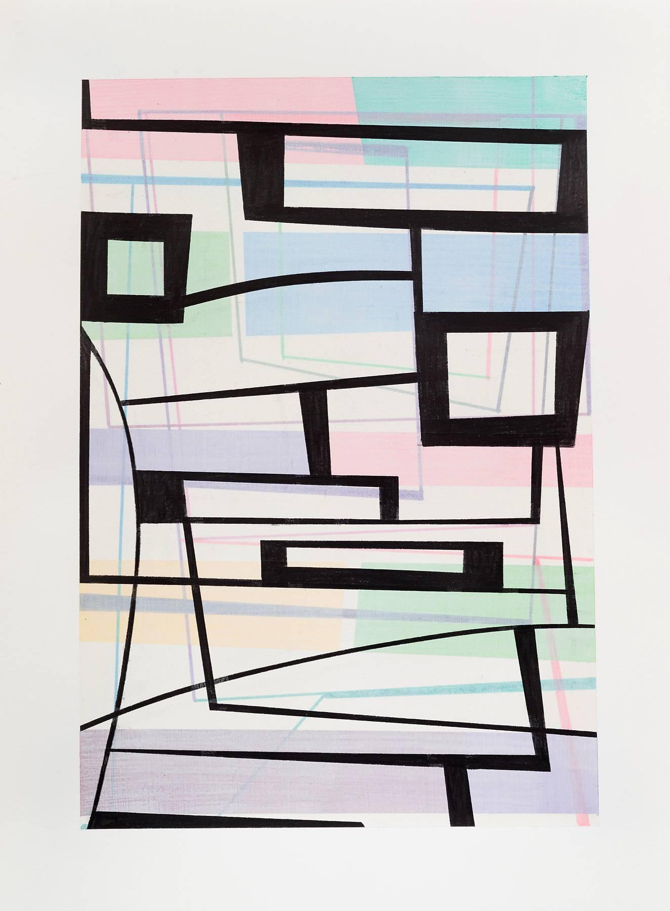 Gary Petersen Abstract Drawing - Untitled DAG #4
