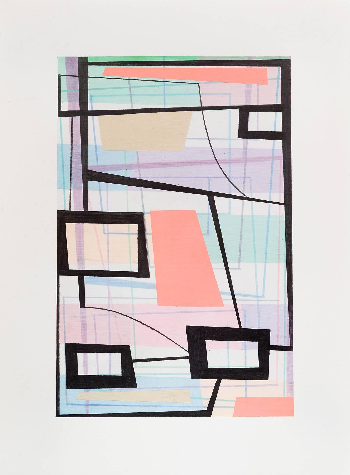 Gary Petersen Abstract Drawing - Untitled DAG #7