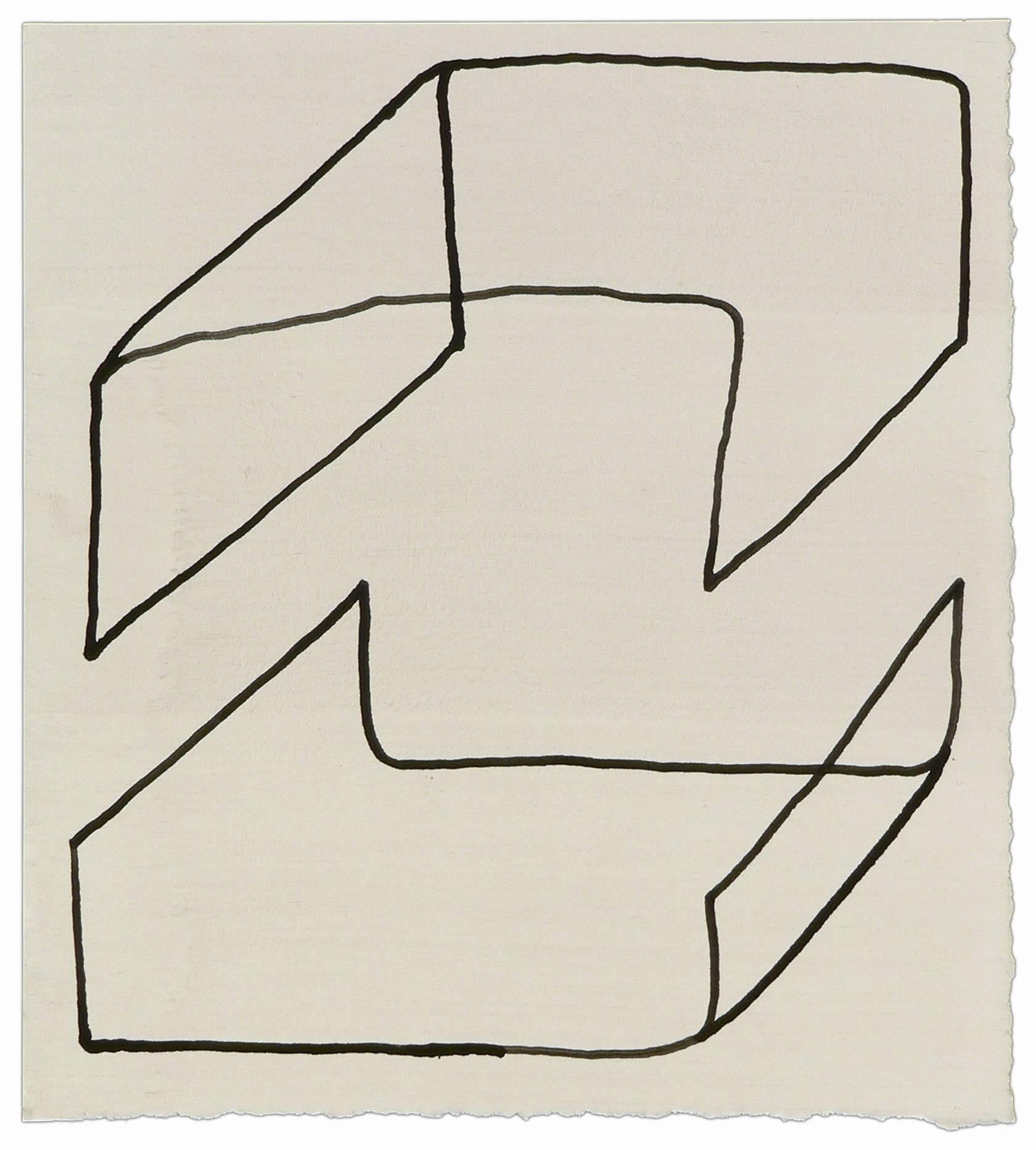 Jason Karolak Abstract Drawing - Untitled (D-1686)