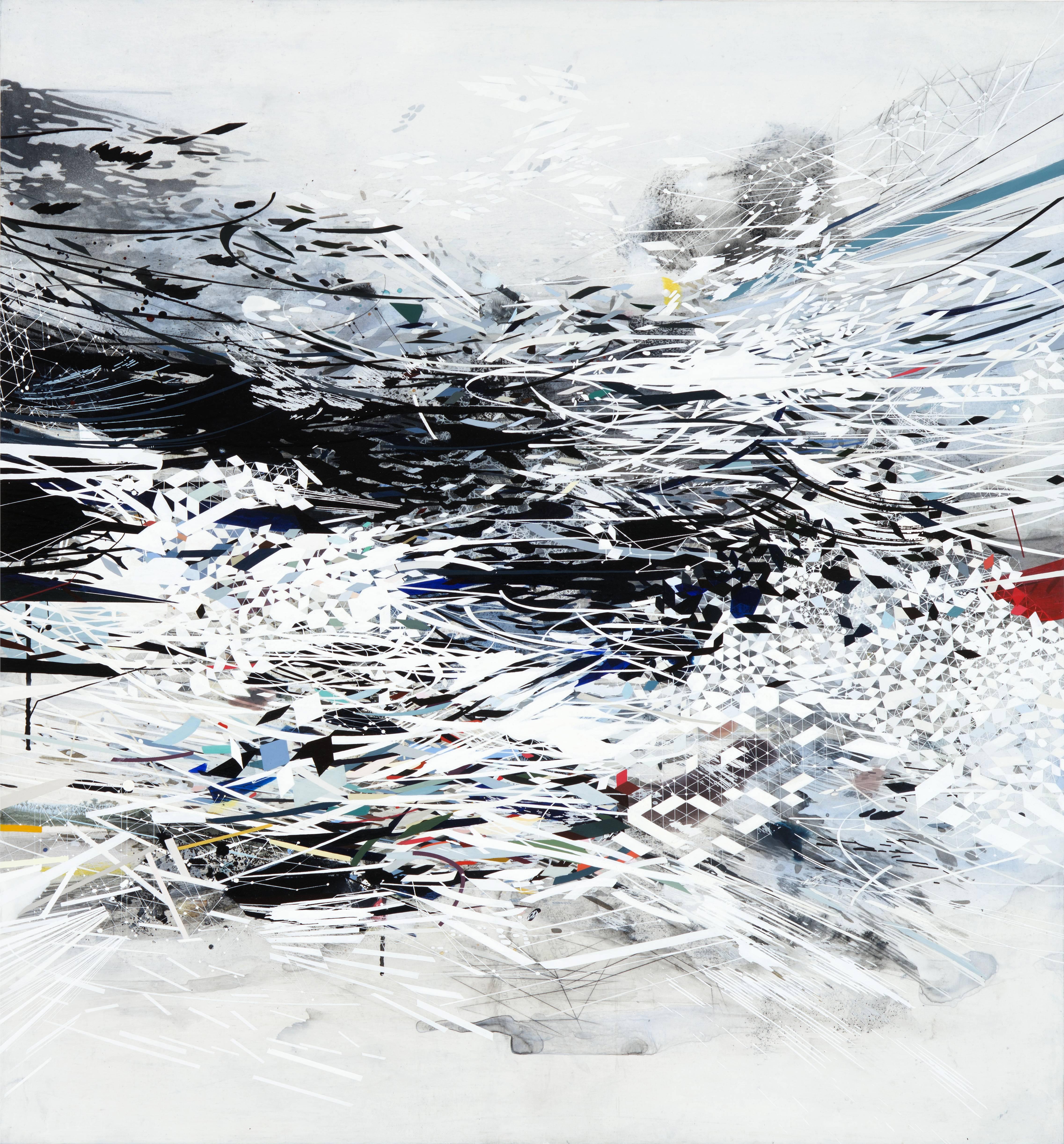 Reed Danziger Abstract Painting - Unstable Entanglement