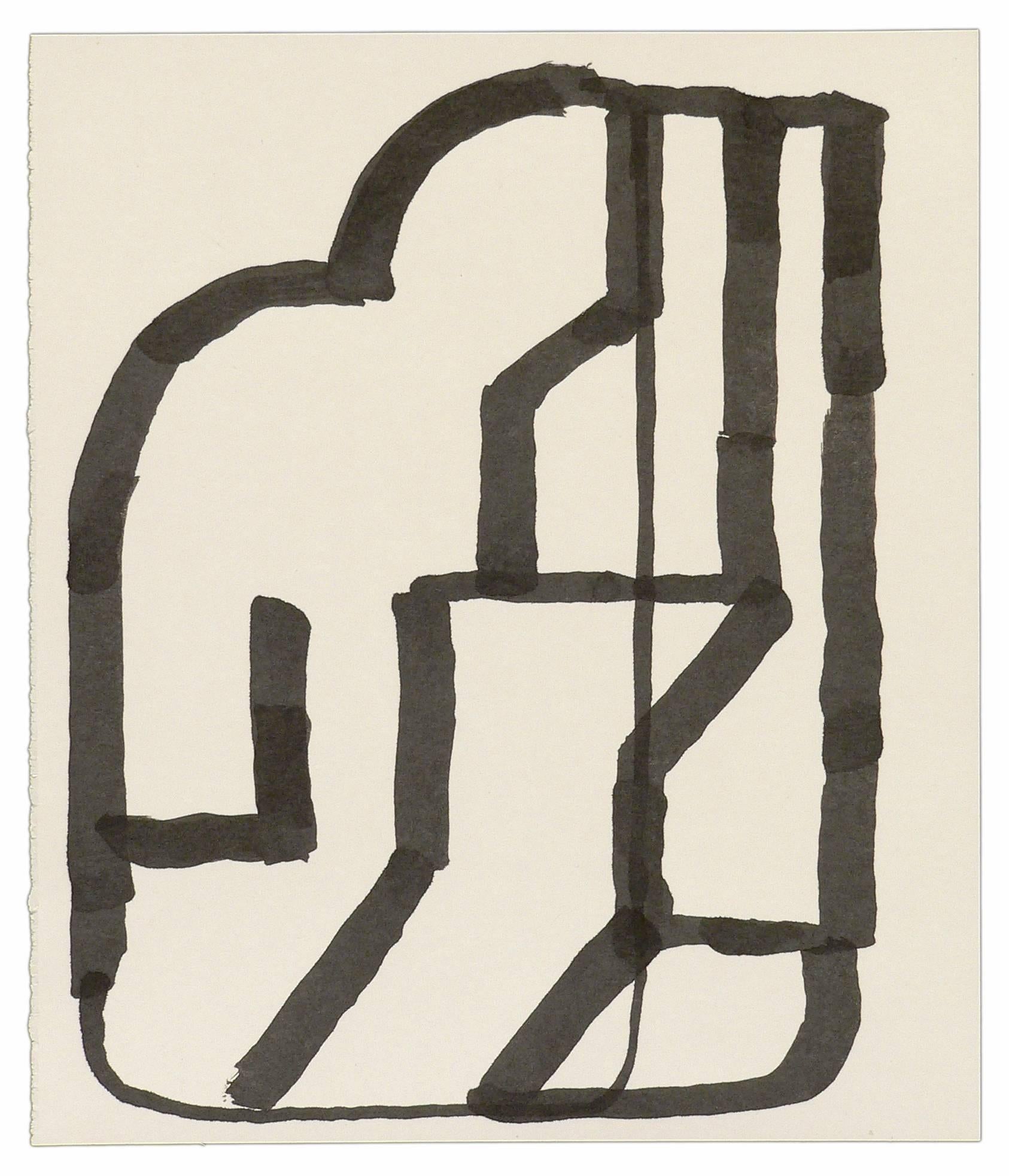 Jason Karolak Abstract Drawing - Untitled (D-1691)