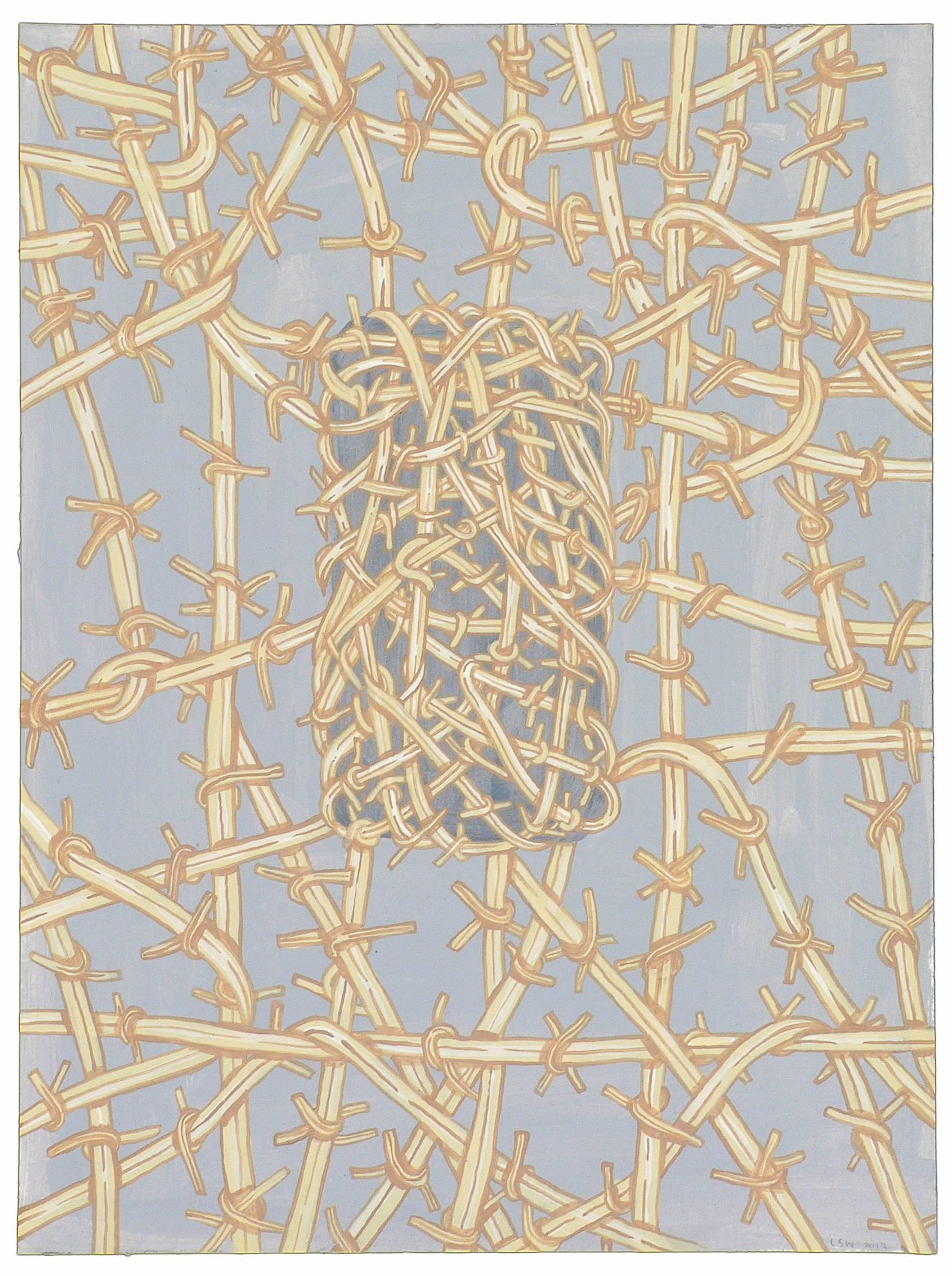Laura Sharp Wilson Abstract Drawing - Flax