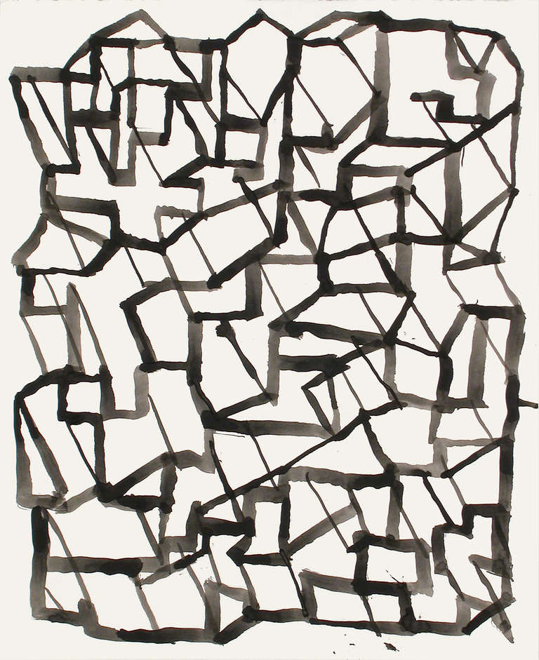 Jason Karolak Abstract Drawing - Untitled (D-1327)