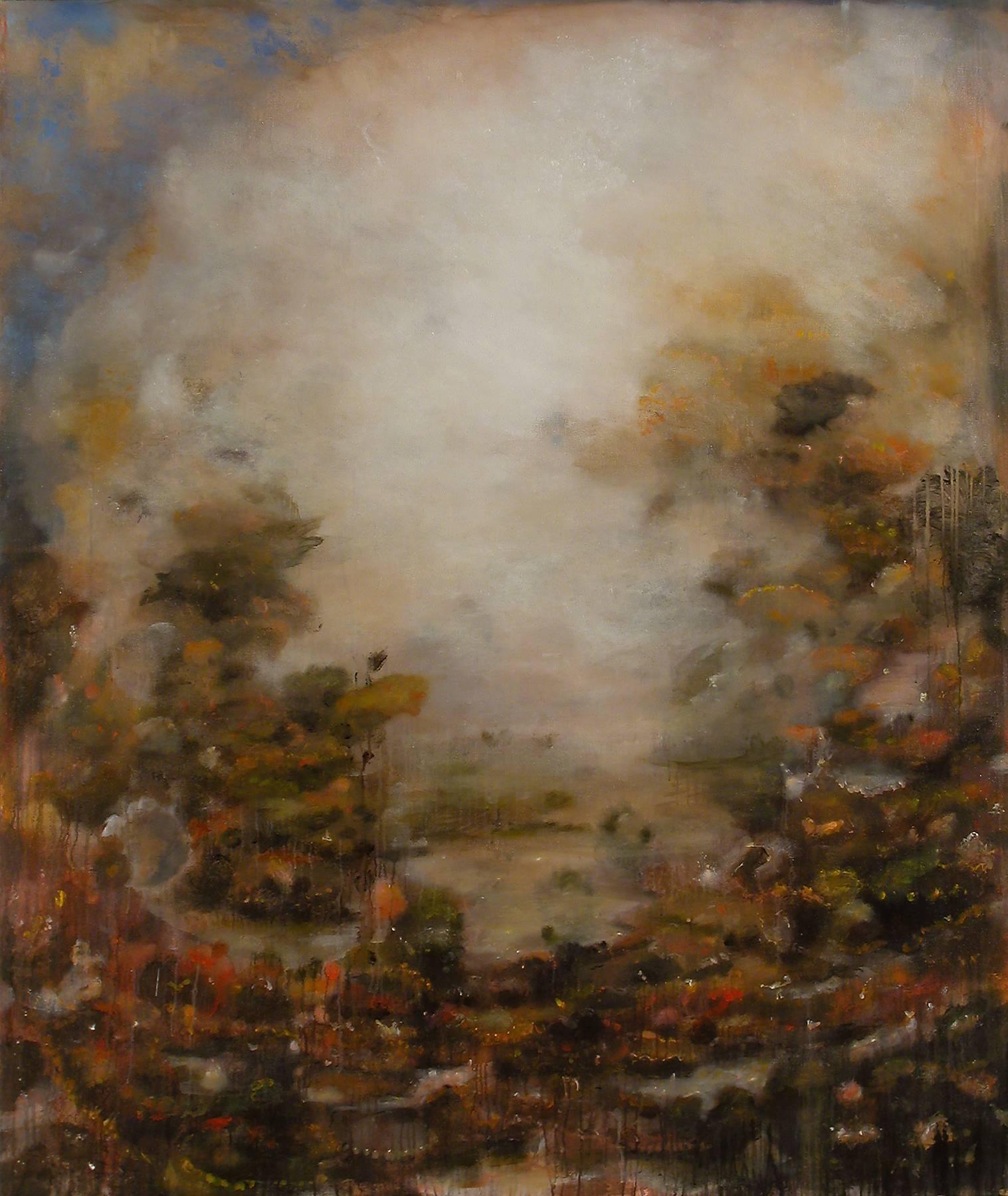 Tom Leaver Landscape Painting - Are You There?