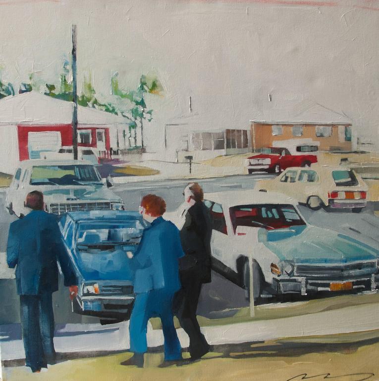 Ruth Shively Figurative Painting - Cul de Sac