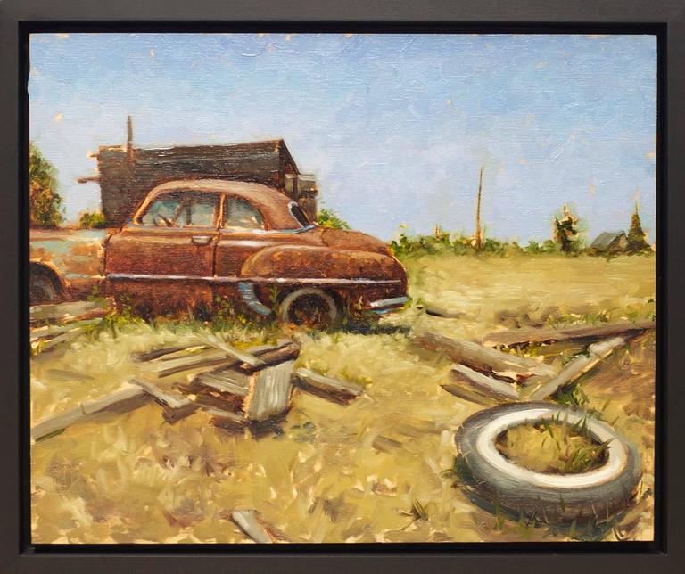 Beñat Iglesias Lopez Landscape Painting - Out West #11