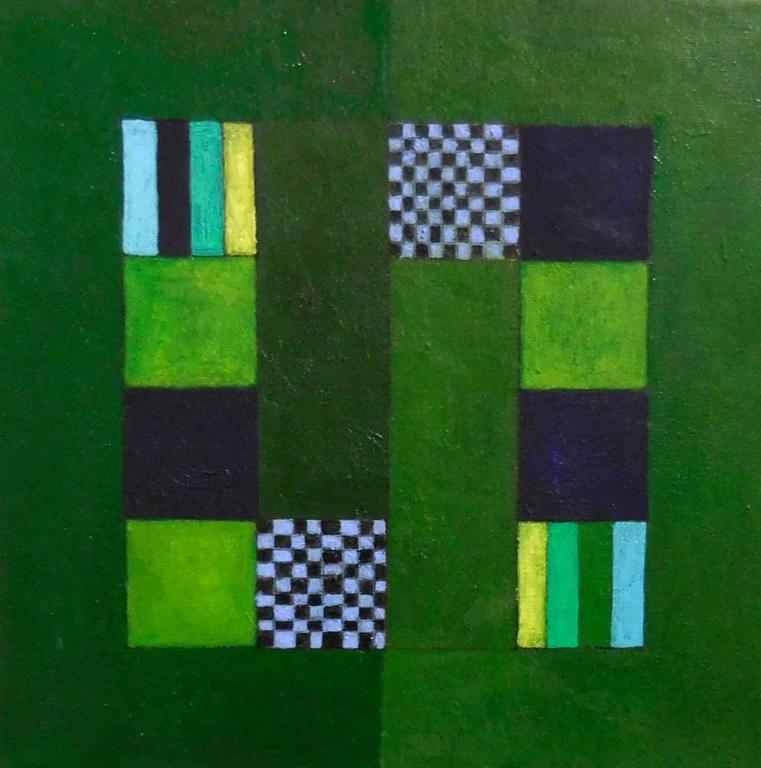 Caroline Blum Abstract Painting - Scent of a Pine