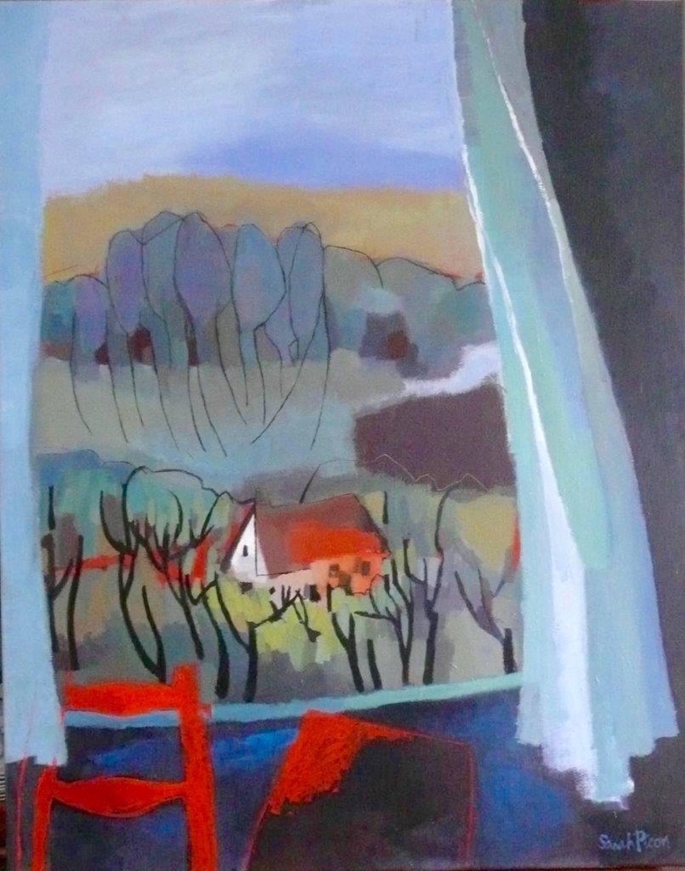 Sarah Picon Interior Painting - Grande Fenêtre à la Conflans