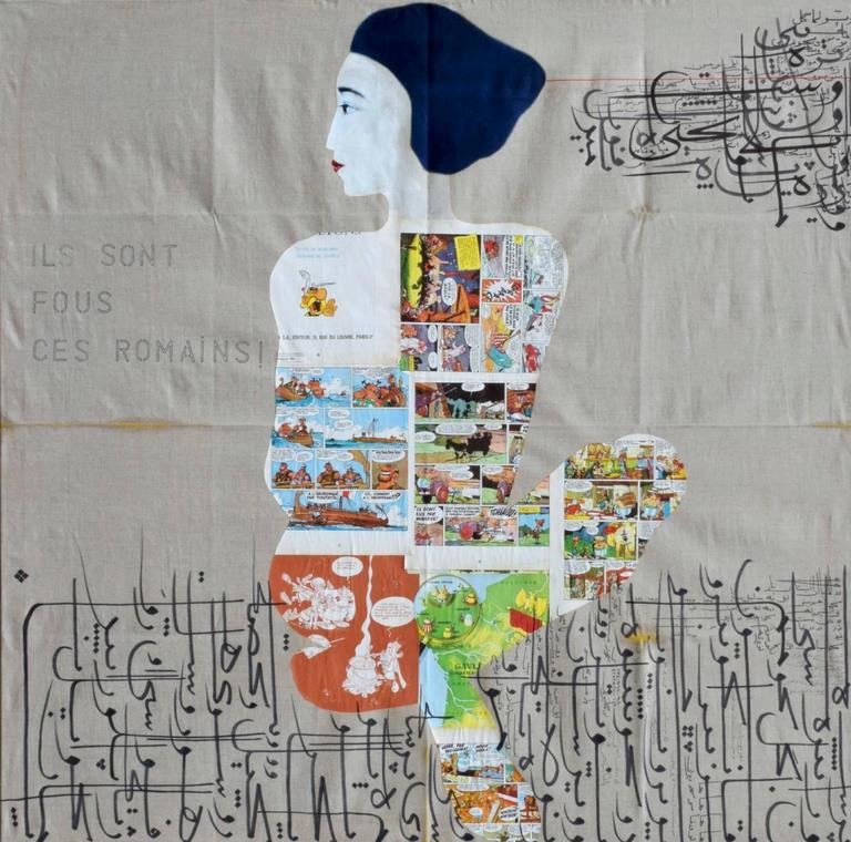 Jason Noushin Portrait Painting - Ils Sont Fous ces Romains!