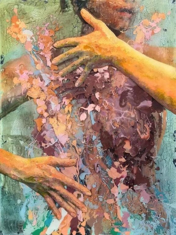 Afshin Naghouni Portrait Painting - The Great Conflict