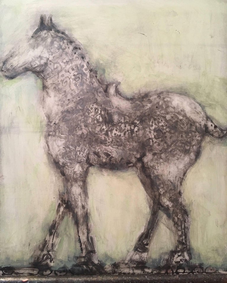 Alicia Rothman Animal Painting - Celdadon Horse
