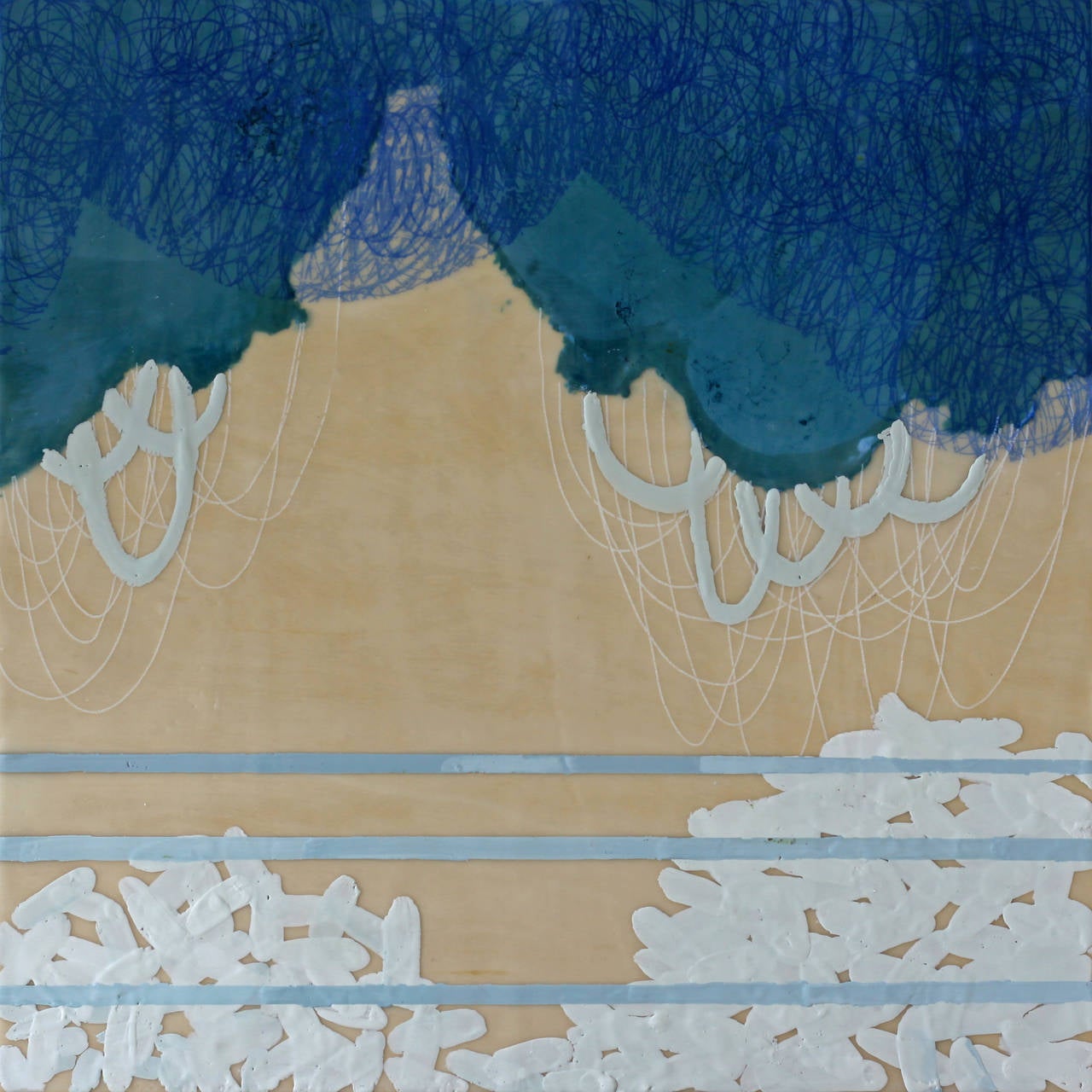 Amber George Abstract Painting - Atmospheric Pressure