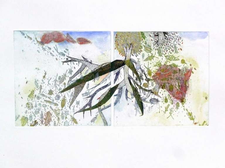 Fumiko Toda Abstract Print - Roots