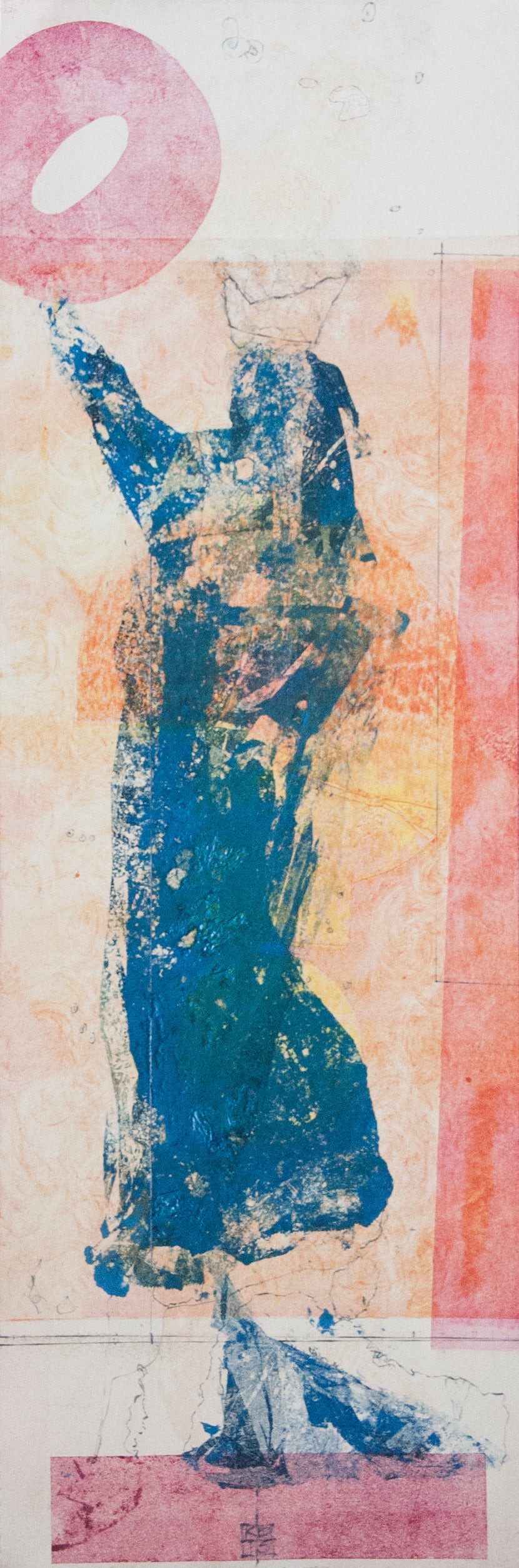 Karin Bruckner Abstract Print - OhLiberty