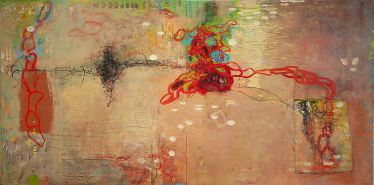 Lisa Pressman Abstract Painting - The Journey