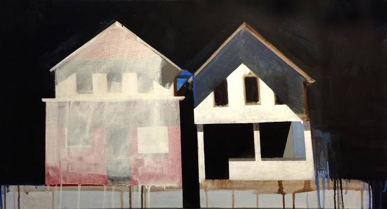Amy Greenan Landscape Painting - And Then We...And Then It
