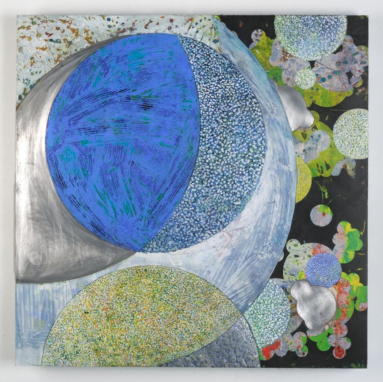 Intertwined J - Mixed Media Art by Francie Hester