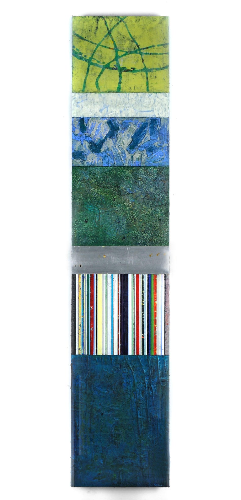 Strata 18-1 - Mixed Media Art by Francie Hester
