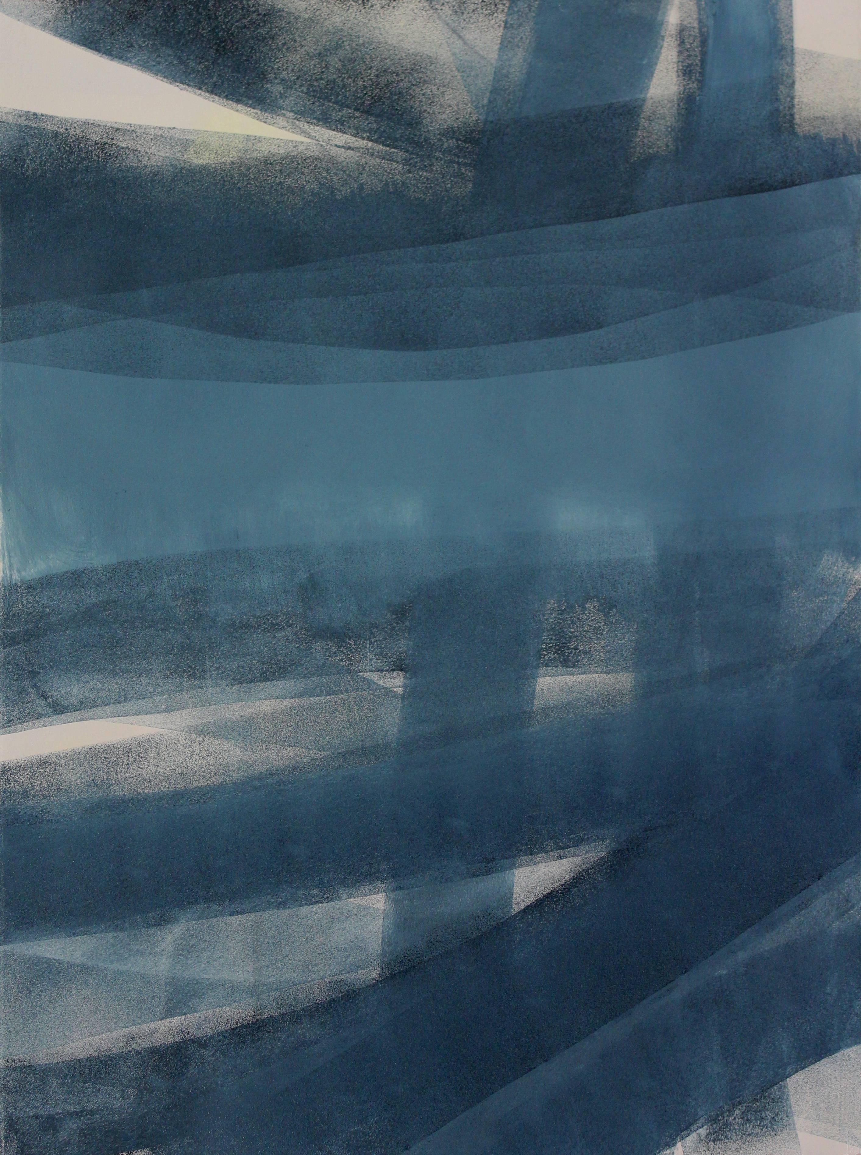 Rachelle Krieger Abstract Painting - Light Wave 1