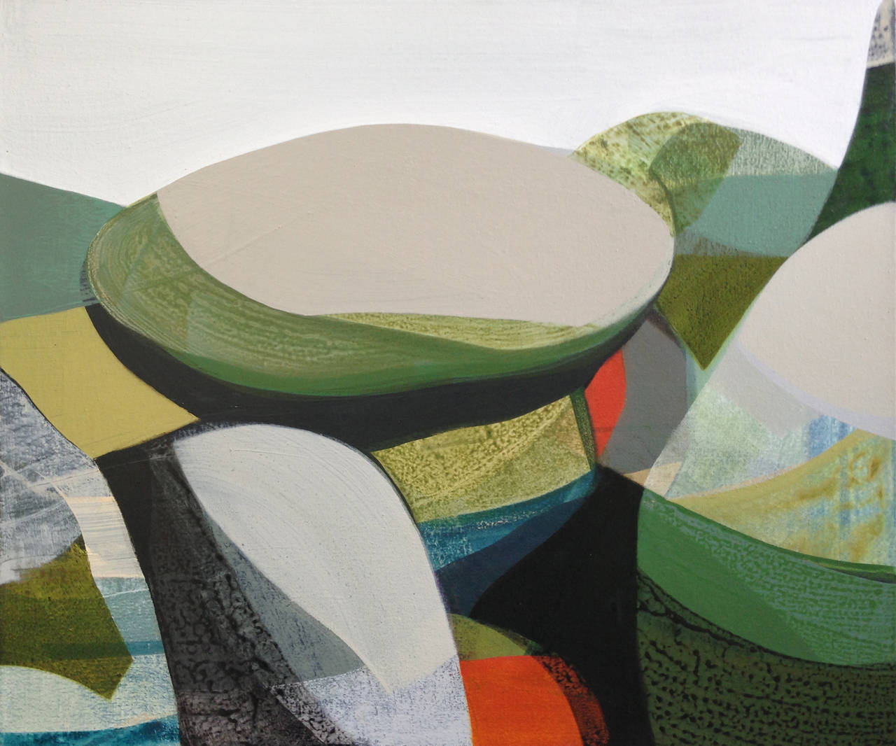Katherine Sandoz Abstract Painting - tahoe hybrids no. 1