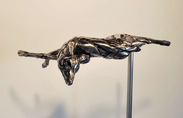 Drifting Fawn - Sculpture by David Landis