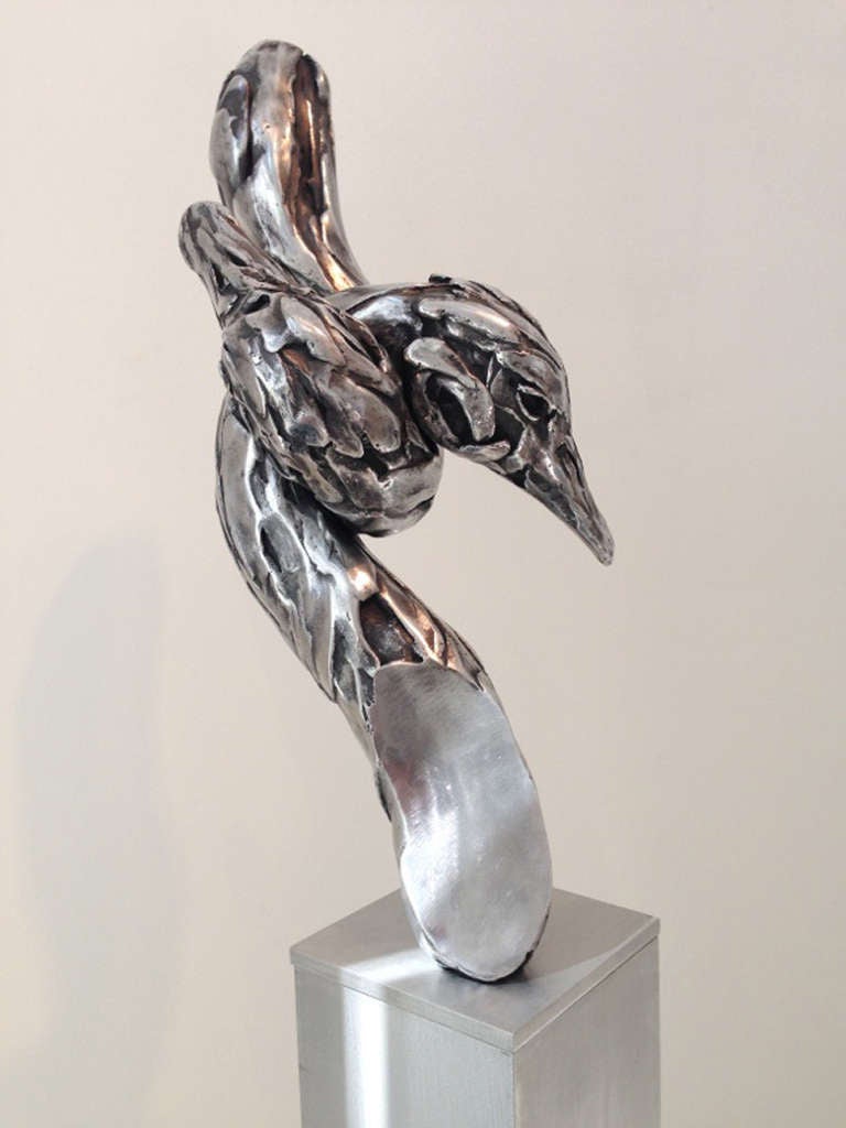 David Landis Figurative Sculpture - Locked