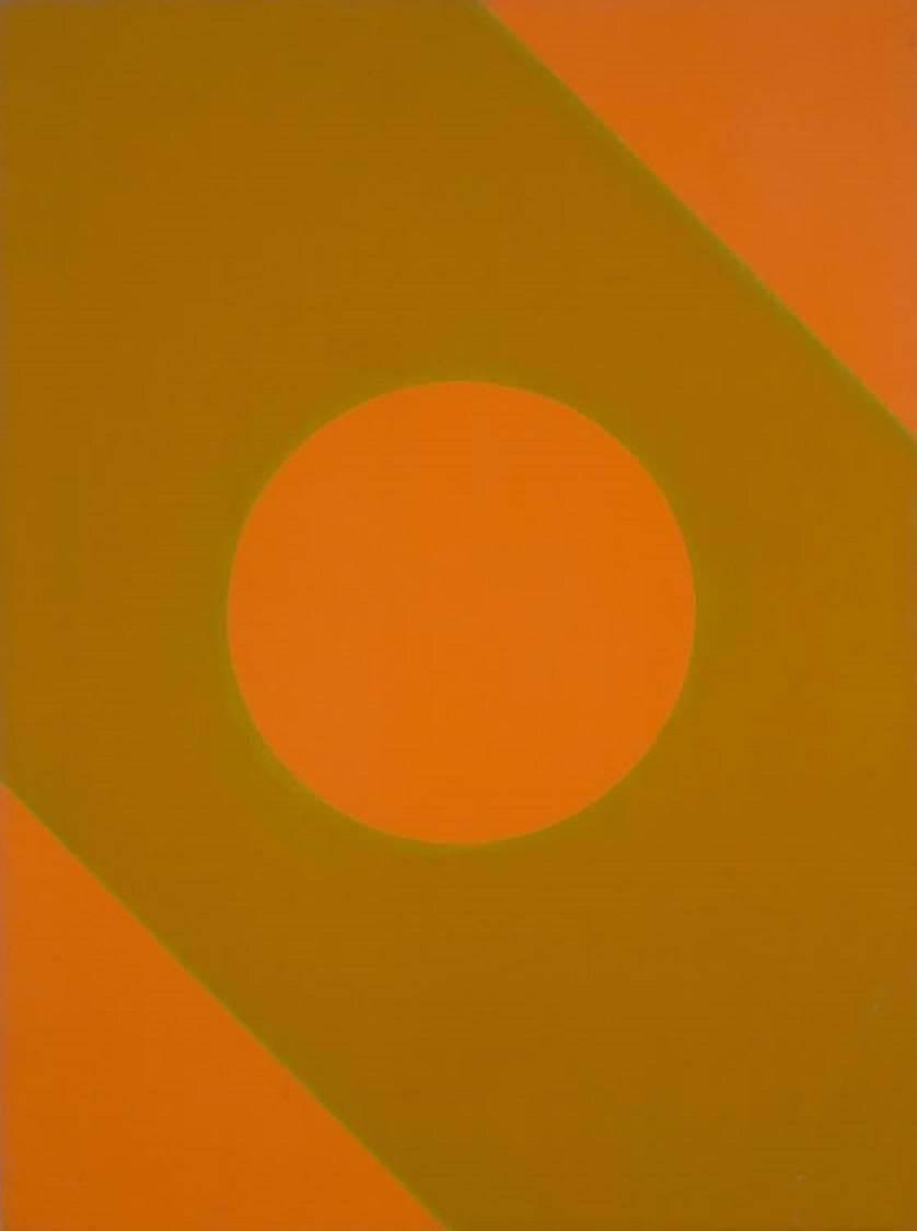 Abstract Painting di Paul Reed - Cerchio arancione