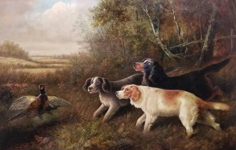 John Gifford Highland Hunting Dogs, Painting For Sale at