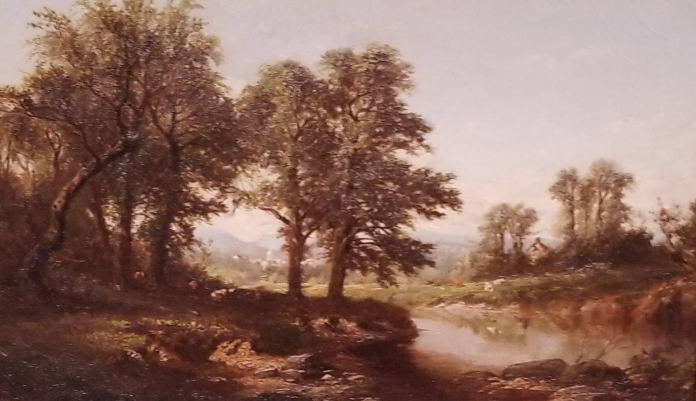 James Smillie Landscape Painting - Landscape (Possibly Bronx, NY)